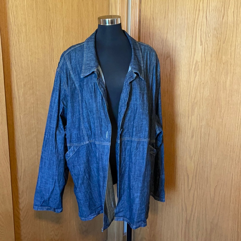 Denim barn jacket size 5X!